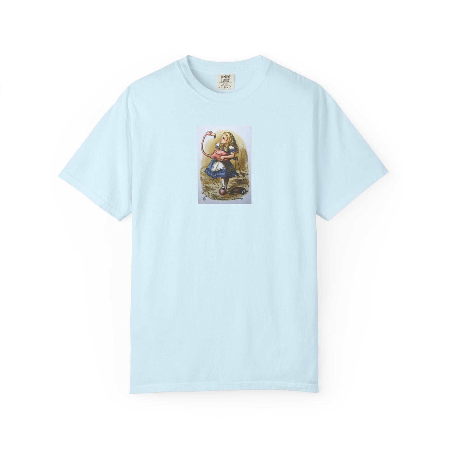 Alice Wonderland Illustration T-Shirt — Vintage Storybook Graphic Tee