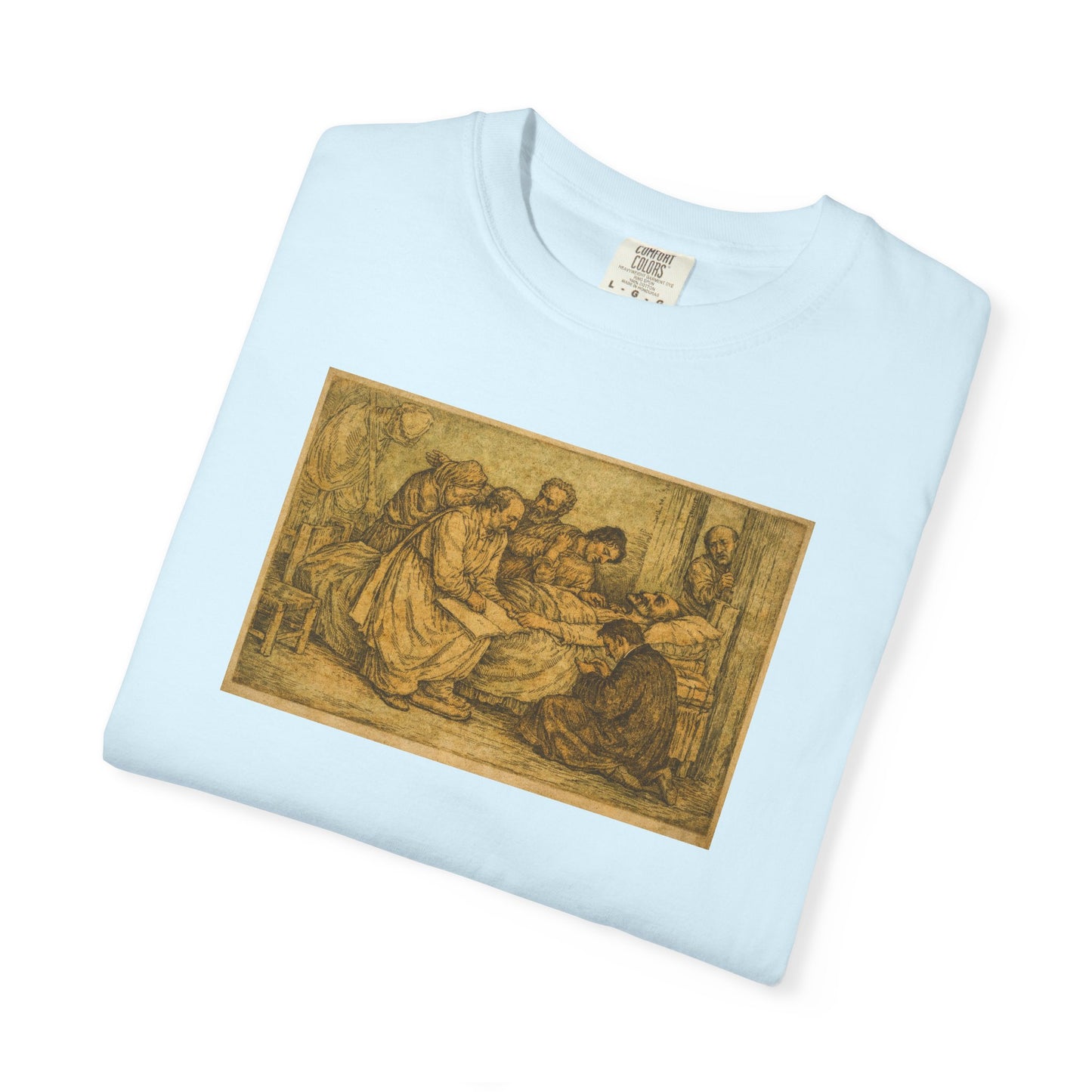 The Death of Don Quixote T-Shirt — Vintage Illustration
