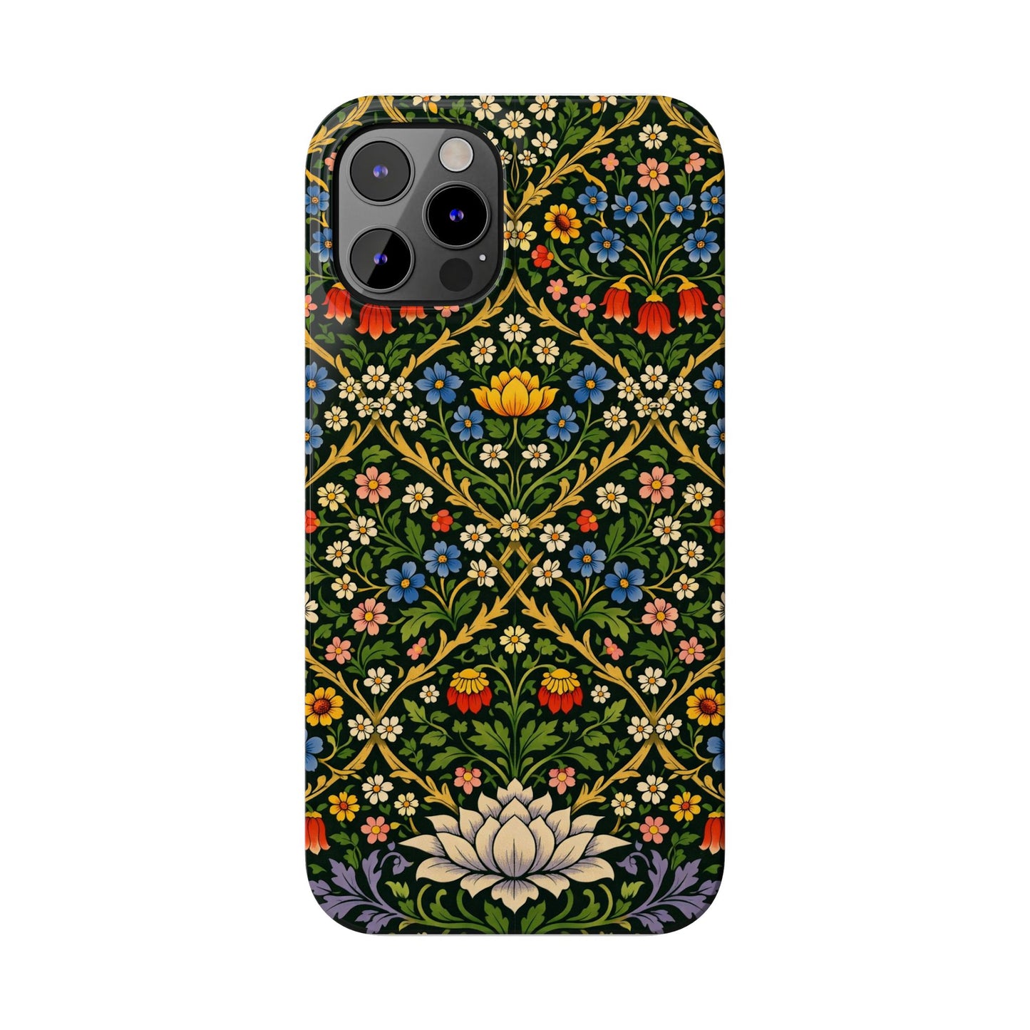 Slim Phone Case — Vintage William Morris Floral Pattern
