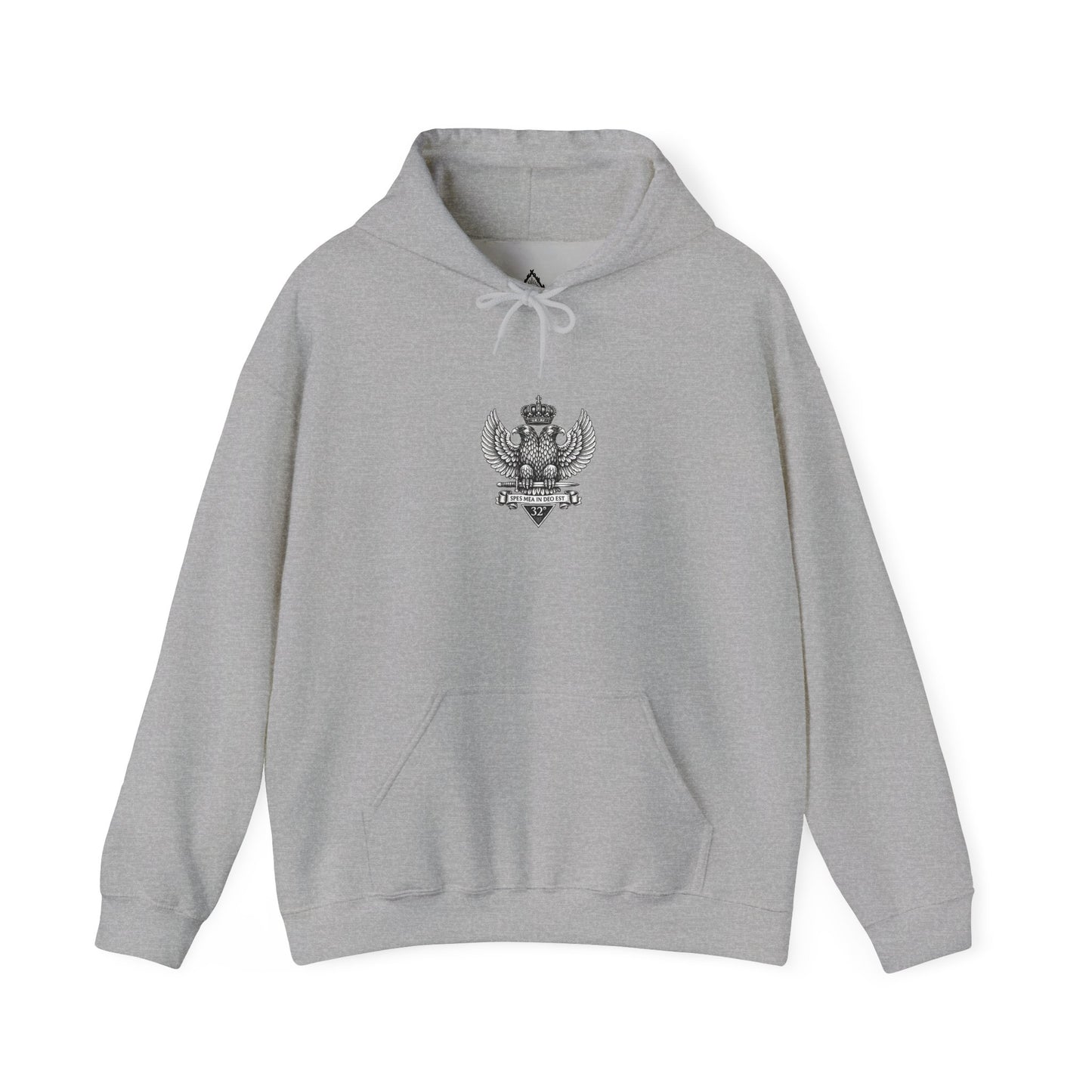Double Headed Eagle Hoodie — Aletheia Crest Emblem Pullover
