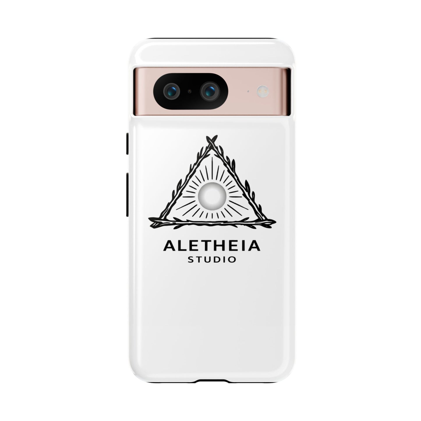 Aletheia Studio Sun Triangle Phone Case — Protective Tough Phone Case with Minimalist Logo