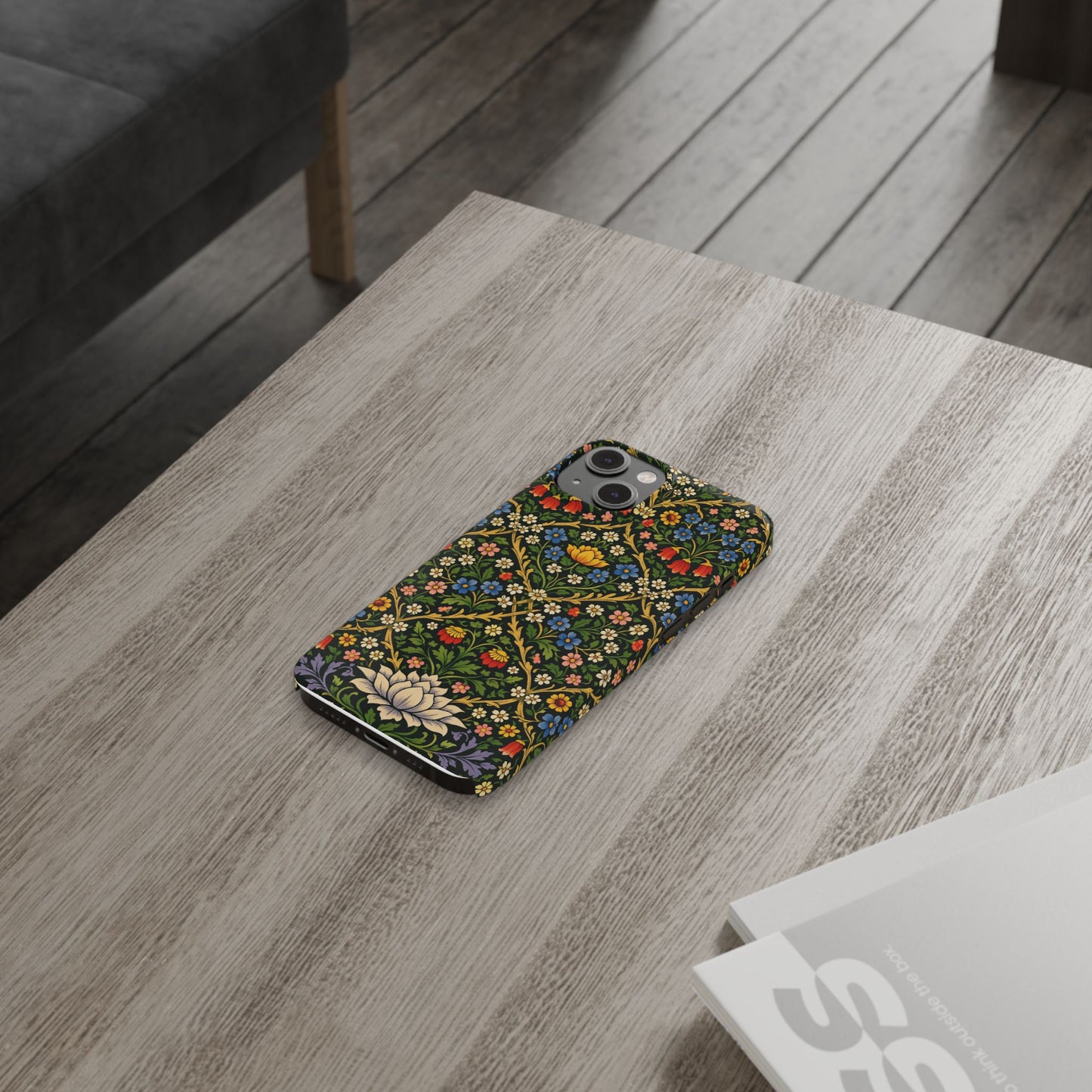 Slim Phone Case — Vintage William Morris Floral Pattern