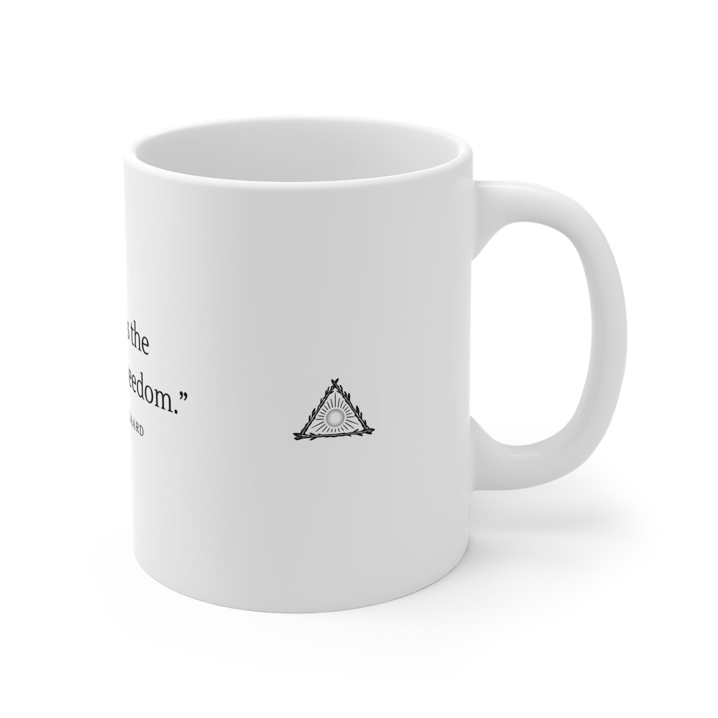"Anxiety is the Dizziness of Freedom" Mug — Kierkegaard