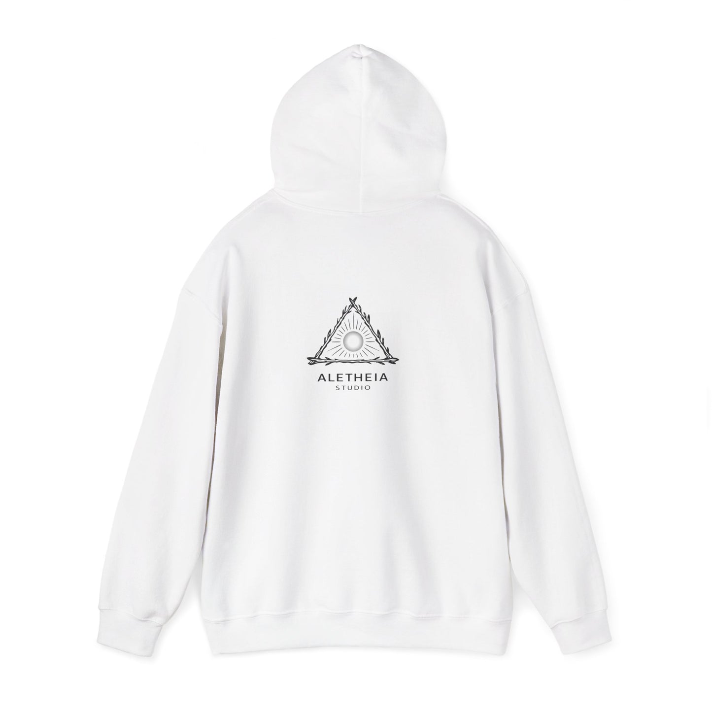 Enso Circle Unisex Hoodie – Minimal Zen Logo Pullover