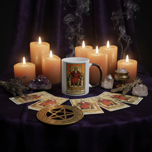 Tarot The Emperor Color-Changing Mug, 11oz