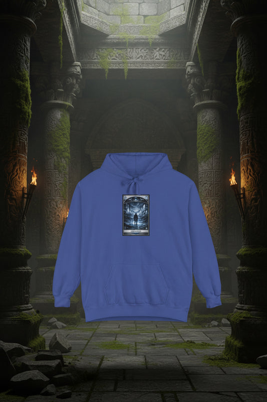 Enframing Hoodie — 'The Question Concerning Technology' Graphic