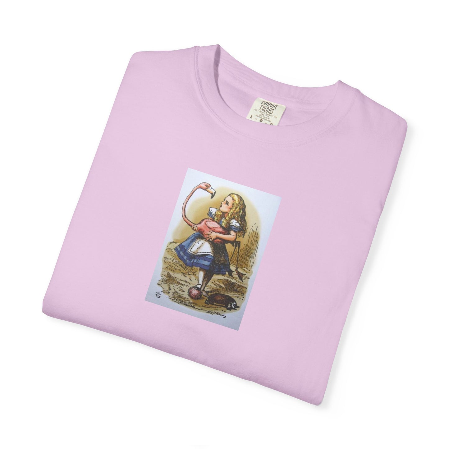 Alice Wonderland Illustration T-Shirt — Vintage Storybook Graphic Tee