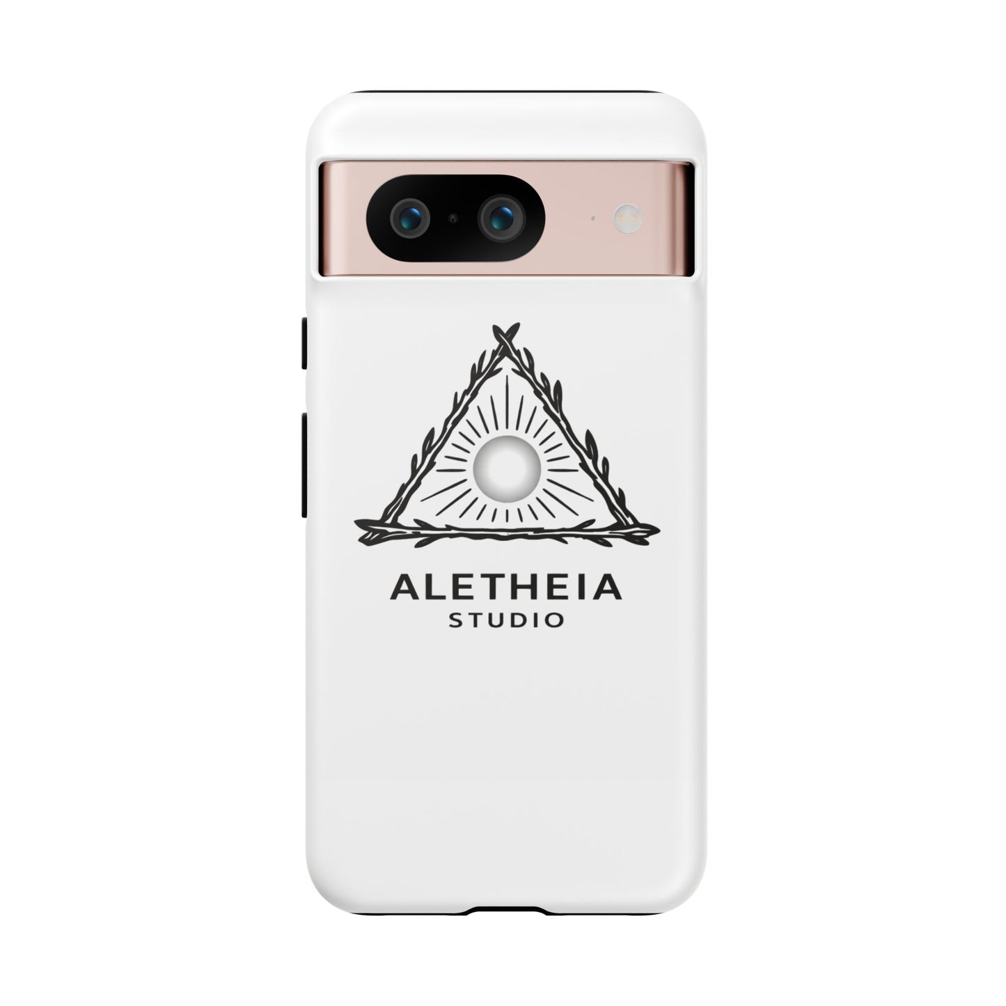 Aletheia Studio Sun Triangle Phone Case — Protective Tough Phone Case with Minimalist Logo
