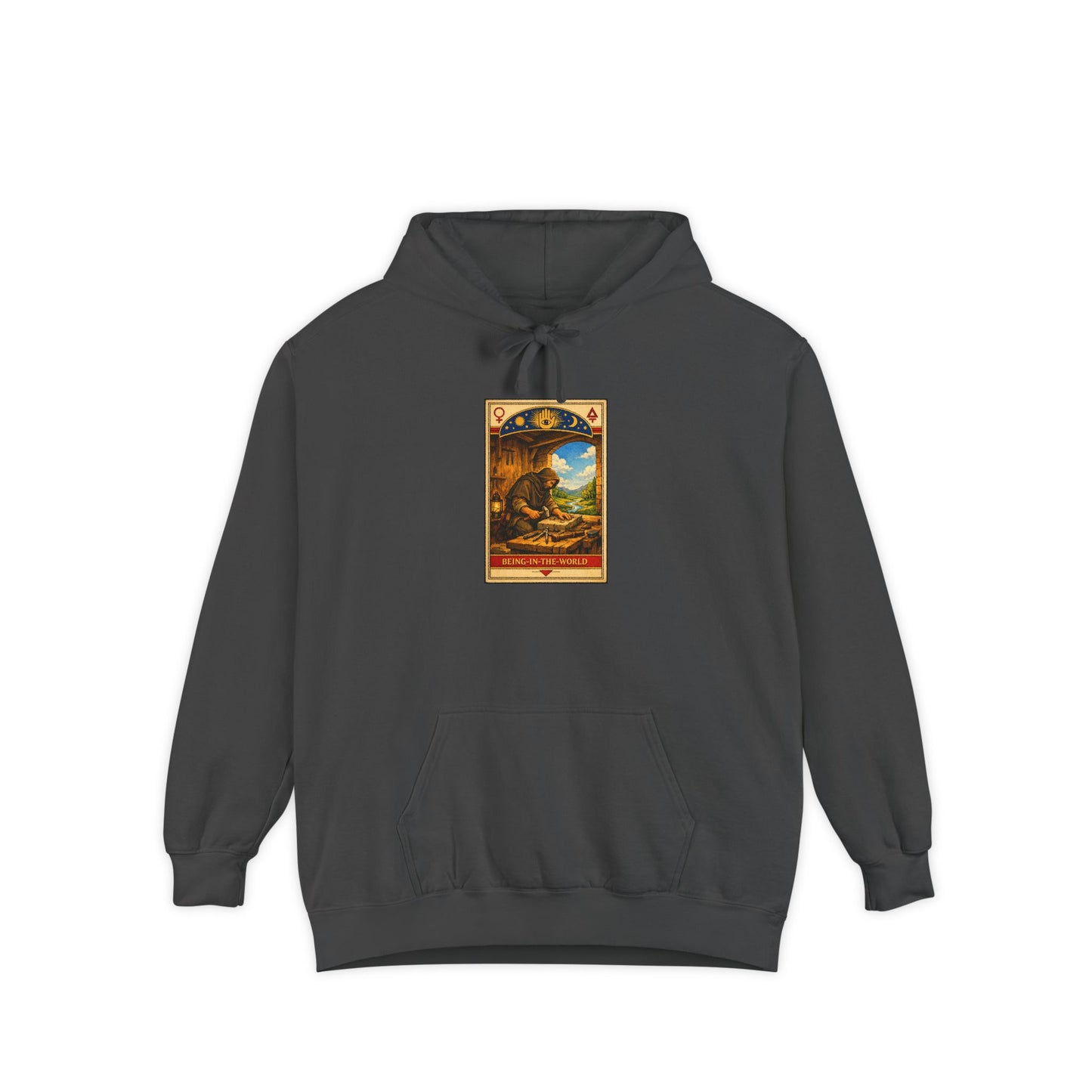 Being In The World Graphic Hoodie – Unisex Heavyweight