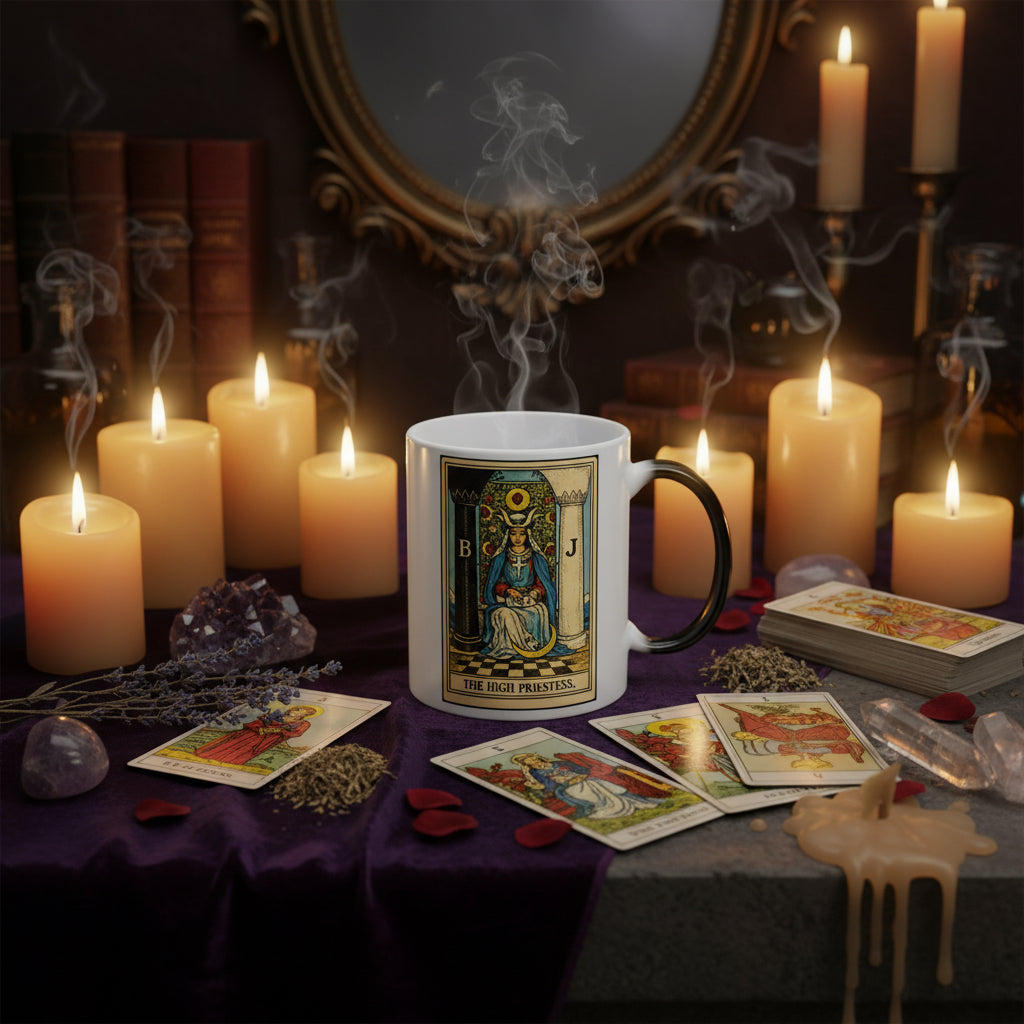 Tarot The High Priestess Color-Changing Mug, 11oz