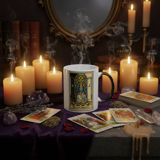 Tarot The High Priestess Color-Changing Mug, 11oz