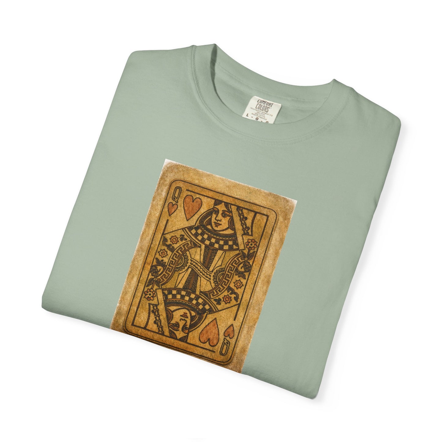 Vintage Queen of Hearts Playing Card T-Shirt